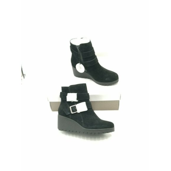Giani Bernini Sashaa Memory-Foam Water-Resistant Wedge Booties Women's US 5M - Picture 1 of 8
